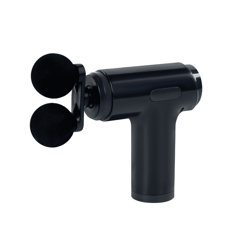 CNV Innovative Dual-Head Mini Massage Gun for Muscle Recovery, Portable Double-Node Percussion Massager with 6 Speeds, Deep Tissue Handheld Quiet Device, Type-C