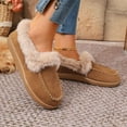 thumbnail image 6 of Khaki Ladies Casual Shoes With Round Toe And One Foot Warm Versatile For Outdoor And Indoor Use, 6 of 7