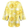 thumbnail image 4 of Nouveaux Hauts pour Femmes 2023 Grande Taille Mode Femme Col Rond T-Shirt Manches Longues Blouse Imprimée Automne Chandail en Molleton Manches Longues pour Femmes, 4 of 5