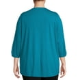 thumbnail image 3 of Just My Size Lightweight Rolled Sleeve Top (Women's Plus), 3 of 6