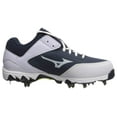 thumbnail image 6 of Mizuno 9 Spike Swift 5 Women's Softball Metal Cleats, Navy/White, 11, 6 of 7
