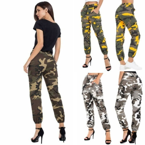 camouflage ladies trousers