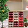 thumbnail image 4 of Fek888 Large Christmas Tree Ornaments Balls Christmas 3CM-72PCS Electroplated Set Christmas Tree Pendant Kraft Paper Box Decorations, 4 of 5