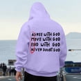 thumbnail image 4 of MHFRRA Sudadera Informal con Capucha para Hombre, de Manga Larga, con Diseño Estampado para Uso Diario, Cómoda Sudadera con Capucha para Otoño E Invierno Púrpura, 4 of 6
