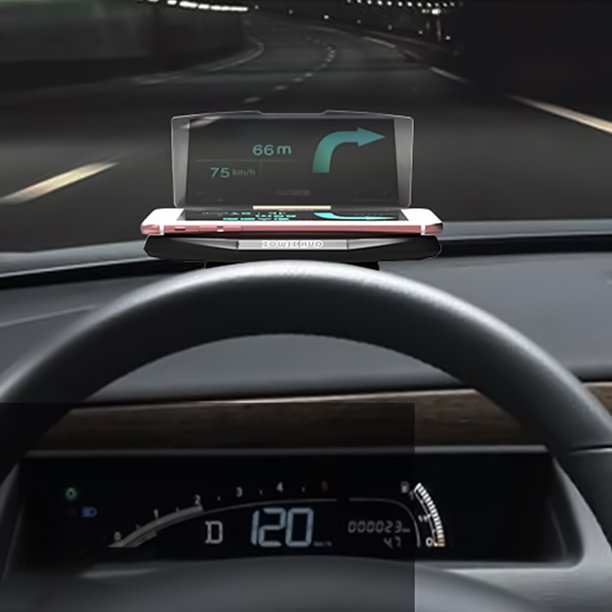 Cameland Car Accessories HUD Car Navigation Projector,Mobile Holder Hud Car Navigation Projector