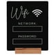 thumbnail image 1 of Señal de contraseña de Wifi Señal de acrílico de WiFi Señal de WiFi Tablero de WiFi Señal de recordatorio de contraseña de WiFi, 1 of 6