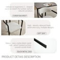 thumbnail image 2 of Set of 2 Modern Boucle Upholstered Dining Chairs, Mid-Century Beige & Black Kitchen & Accent Chairs with Curved Back & Black Metal Legs, 20.5"W x 20"D x 31.5"H, Elegant & Ergonomic Seating, 2 of 12
