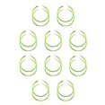 thumbnail image 2 of Sonducket 1 par de suministros de joyería, pendientes de mano redondos a la moda para sentirse bien para mujer, decoraciones simples portátiles verde fluorescente 10piezas, 2 of 6