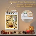 thumbnail image 2 of NestE-11x16 Shadow Box Frame with Light, Memorial Display Case with Shelves and Top Platform, Deep Wedding Shadow Box for Wedding Flowers, Bridal Memories and Wedding Gifts, White, 2 of 13