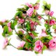 thumbnail image 1 of Toystoory 2 uds. De rosas artificiales pequeñas, enredadera colgante, decoración de plantas falsas para bodas Decoración del hogar rosa, 1 of 6