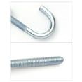 thumbnail image 3 of 10 Pcs J Bolt in Zinc Plated 1/4" x 4" Hardware for Concrete Pad Pouring Wood Projects，Steel J-Bolt with Nutand Washers (Galvanized Steel), 3 of 6