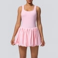 thumbnail image 4 of AEXTO Robe de Tennis avec Short Intégré et Soutien-Gorge Robe Athlétique pour Femmes Été Golf Active Robe d'Entraînement, 4 of 12