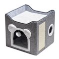 thumbnail image 2 of Cama para gatos oculta, refugio para mascotas, cama para perros, cueva grande para gatos, casa plegable para gatos para regalo, interior, multiusos,, 2 of 8