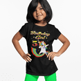 thumbnail image 3 of 5th Birthday Girl Shirt 5th Birthday Shirt for Girls Unicorn Birthday Outfit Unicorn Birthday Shirt for Girls, 3 of 9