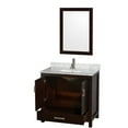 thumbnail image 6 of Wyndham Collection WCS141436SLGCMUNSM24 Sheffield 36" Free Standing Single Basin Vanity, 6 of 7