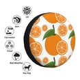 thumbnail image 5 of ZNDUO Cartoon Oranges Fruit Pattern Spare Tire Cover, Universal Spare Tire Wheel Covers 17 inch, 5 of 8