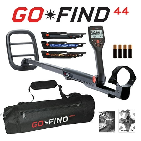 Minelab GO-FIND 44 Metal Detector with GO-FIND Black Carry Bag for (Best Places To Go Metal Detecting In Florida)