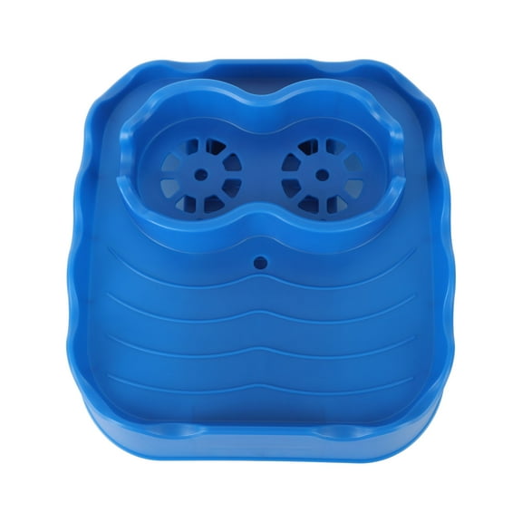 Falleo Clearance Hot Tub Table Tray with Drain Holes Anti Slip Adjustable Hot Tub Side Table for Swimming Pools SPA Bathtub Blue