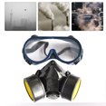 thumbnail image 2 of Cubierta Facial Cubierta De Gafas Protectores Suministros De Protección Cubierta De Protección Facial Gafas Protectoras A Prueba De Polvo Mufla Bucal Con Cilindro De Gas Doble ANGGREK Face Cover, 2 of 8