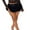 Black, variant on Michellecmm Women Mini Skirt, Low Waist Lace Skirt Pleated Summer Layered Skirt