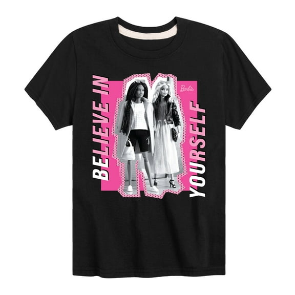 Barbie - Believe In Yourself - Toddler And Youth Short Sleeve Graphic T-Shirt