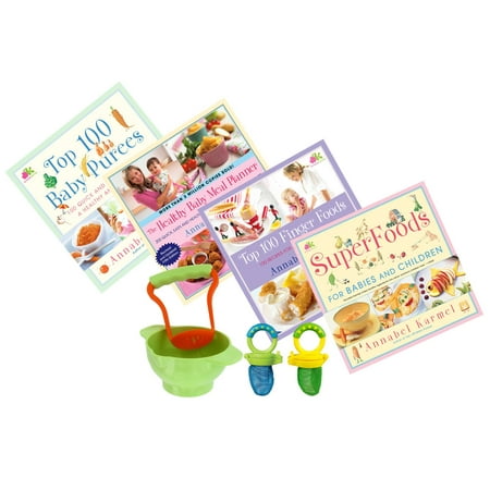 Annabel Karmel Baby Food Cook Book Bundle With Food Making Bowl
