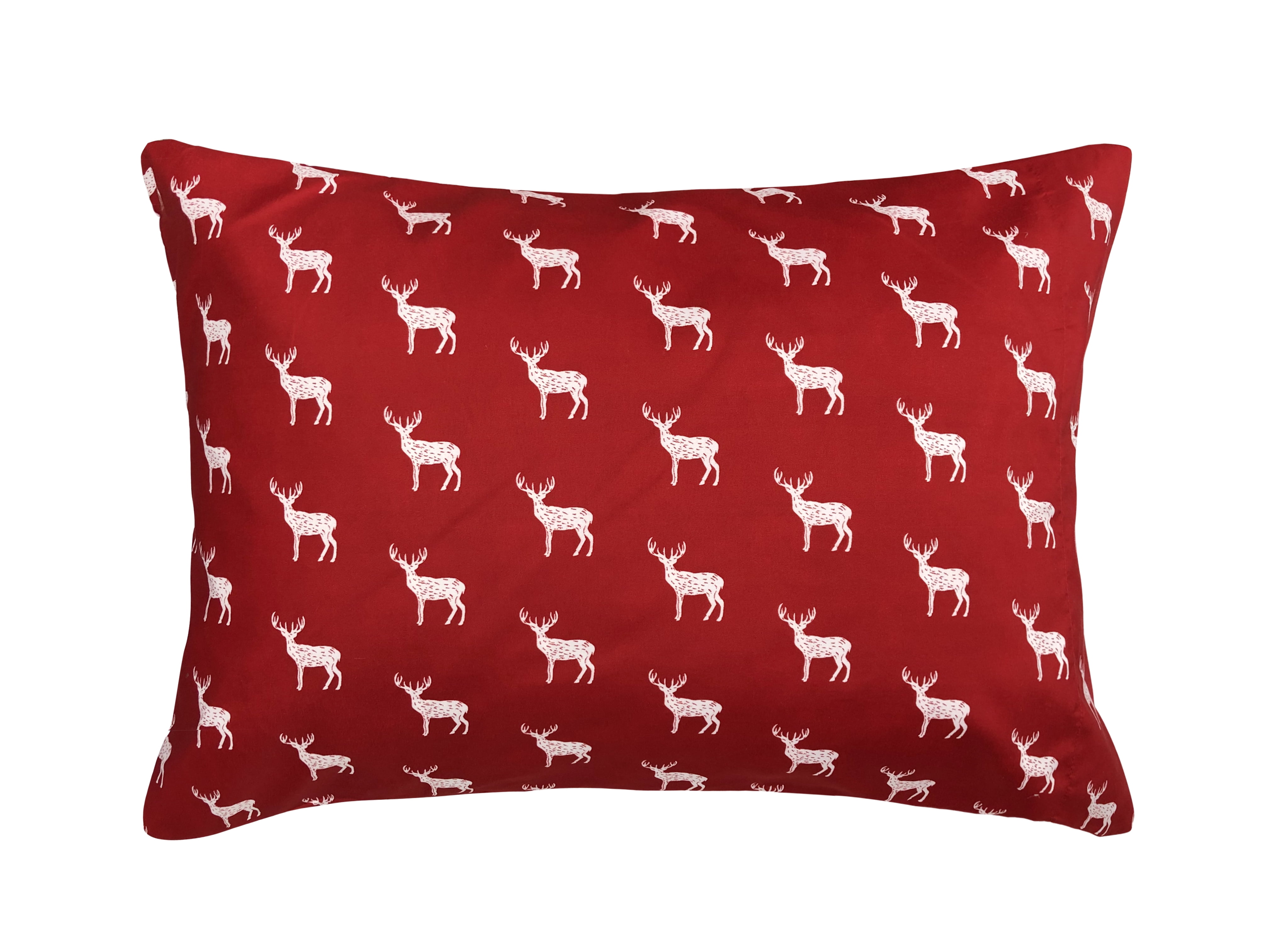Contempo Deer 3-piece Sheet Set Red Twin