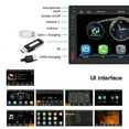 thumbnail image 4 of 2 Din Car Radio  CarPlay Wireless Android-Auto Bluetooth MP5 Multimedia Player Handsfree USB Audio System Head Unit FS02W Din Car Stereo 7 Inch HD Touch Screen Bluetooth Car Radio Receive, 4 of 6