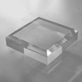 thumbnail image 1 of CiaoHER 2in Thickness Beveled Solid Acrylic Display Block Clear Polished Pedestal Stand Riser Solid Base (8x8), 1 of 4