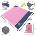 thumbnail image 2 of Manta de playa ECCOSOPHY de 152 x 140 cm, impermeable y ligera, 2 of 6