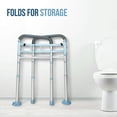 thumbnail image 4 of Oasisspace Stand Alone Toilet Safety Rail, Heavy Duty Medical Toilet Safety Frame for Elderly, Handicap and Disabled, Adjustable Bathroom Toilet Handrails, Width Adjustable Design, Fit Any Toilet, 4 of 8