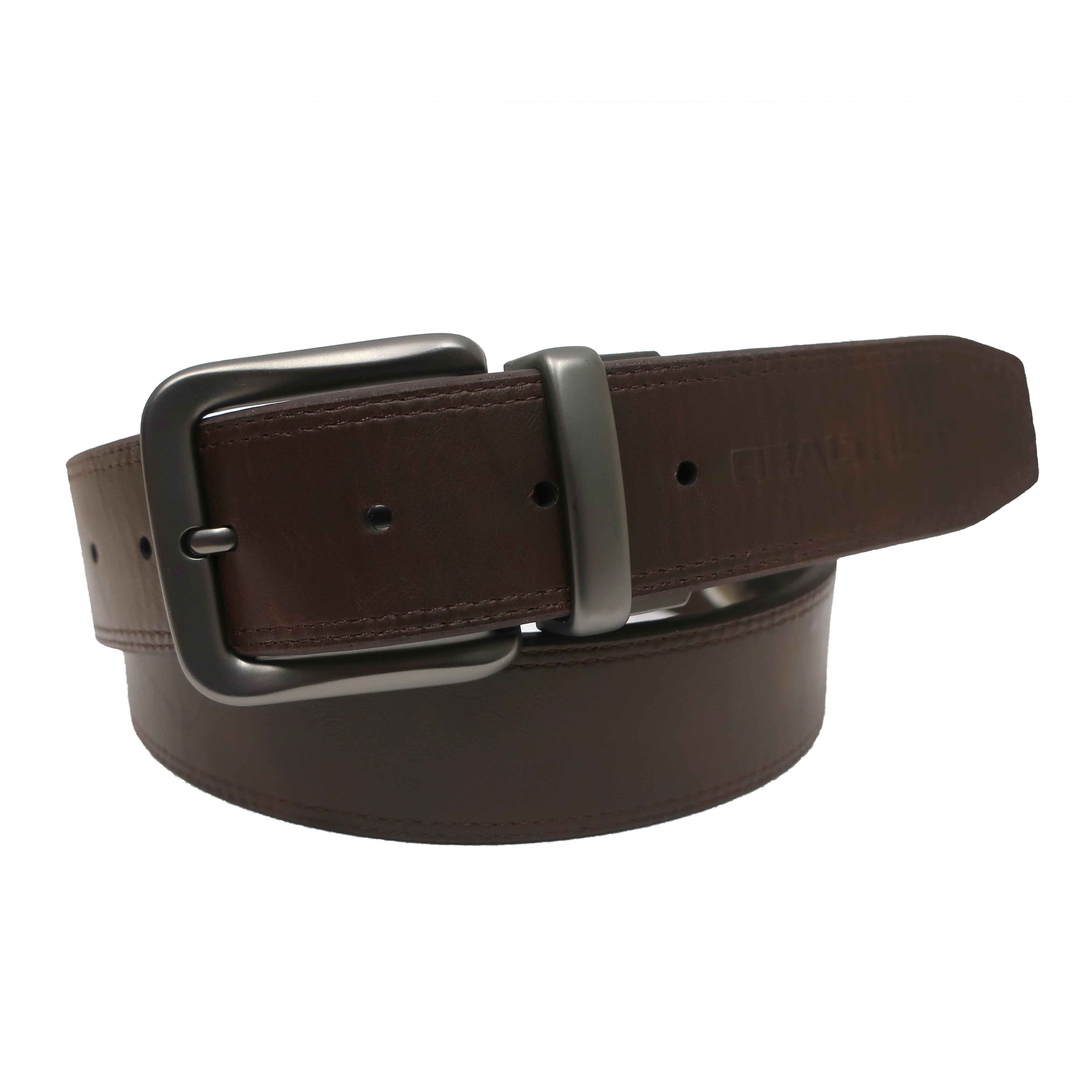 Realtree Men's Edge to Brown Reversible Belt Size S/M
