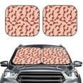 thumbnail image 2 of Windshield Sun Shade, Shrimp No.9041 Foldable Car Sun Shade Windshield For Front, 2 Pieces, 2 of 4