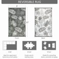 thumbnail image 2 of Aonewoe Outdoor Plastic Straw Rug 8x10 Waterproof Patio Rug Reversible Indoor Outdoor Rugs Outside Carpet for RV, Picnic, Backyard, Deck, Balcony, Porch, Beach, Gray & White, 2 of 9