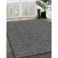 thumbnail image 2 of Ahgly Company Indoor Square Mid-Century Modern Charcoal Black Solid Area Rugs, 6' Square, 2 of 6