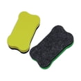 thumbnail image 1 of Magnetic Whiteboard Erasers Chalkboard Cleaners Flannel White Board Brush Easy to Use University Handheld Bone-shaped Blackboard Wiper Rub, 1 of 6