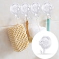 thumbnail image 3 of 10 Pack Suction Cup Hooks & Wall Hooks - Heavy Duty Vacuum Suction Shower Hooks Wreath Hanger Kitchen Bathroom Window Hooks for Towel Loofah Sponge Christmas Wreath, 3 of 5