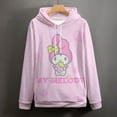 thumbnail image 2 of Kuromi And My Melody Hoodie 3D Print Pullover Hooded Long Sleeve Sweatshirts Tops Blouse with Pocket for Mens Womens, 2 of 6
