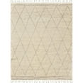 thumbnail image 3 of Pasargad Home Moroccan 66" x 102" Hand-Knotted Wool Area Rug in Ivory/Gray, 3 of 5