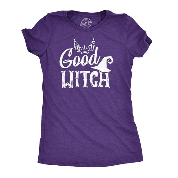 Womens Good Witch T Shirt Funny Halloween Movie Tee for Ladies Womens Graphic Tees
