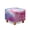 Tie-Dye Print Pink Blue, variant on SCRAWLGOD Shark Print Blue Footstool Slipcover, Washable Footrest Sofa Slipcovers Comfortable Square Covers for Footstool with Stretch Bottom