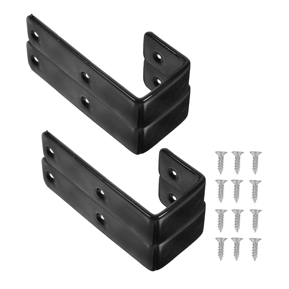 Raindrops 16 PCS Metal Ladder Brackets Bunk Bed Hooks Utility Hangers for Loft Bed Stairs Library Ladder Hardware