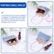 thumbnail image 3 of OHOIOLLA Portable Small Wallet De Material Premium Con Exquisito Para Viajes Y Trabajo, 3 of 6