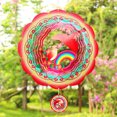 thumbnail image 5 of Liranovly 3D Metal Cardinal Wind Spinner-Hanging 12in Spinfinity Designs Wind Spinners for Outdoor & Indoor Decorations, 5 of 6