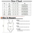 thumbnail image 3 of jsaierl Women's Fashion Bodysuit Strap Chest Cushion Comfortable Hollow Out Bra Underwear, 3 of 4