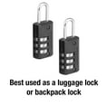 thumbnail image 3 of Master Lock Canada Master Lock Set-Your-Own Combination Luggage Padlocks #646T, 3 of 6