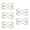 White, variant on for Back Bra Strap Clips Cleavage Control Bra Strap Holder