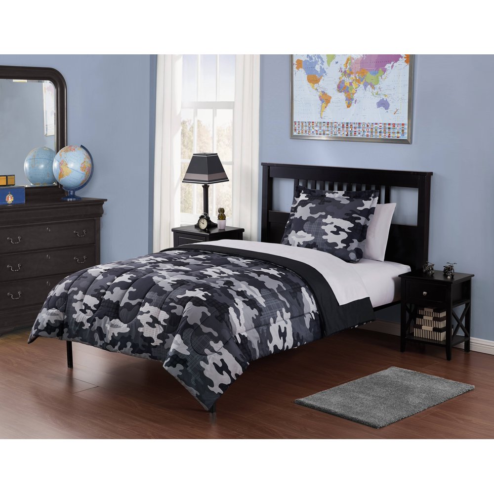 Your Zone Camouflage Bed in a Bag Coordinating Bedding Set Walmart