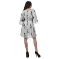thumbnail image 4 of Moomaya Robe d'Été pour Femmes, Grande Taille, Kimono Aguichant Imprimé, Mini-Robe, 4 of 6