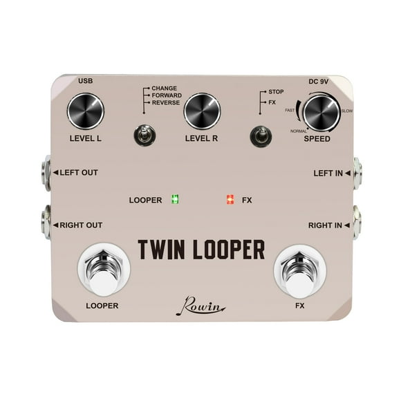 GLFILL Rowin Looper Electric Guitar Effect Pedal Small Size Powerful Performance